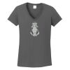 Ladies Heavy Cotton ™ 100% Cotton V Neck T Shirt Thumbnail