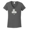 Ladies Heavy Cotton ™ 100% Cotton V Neck T Shirt Thumbnail