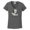 Ladies Heavy Cotton ™ 100% Cotton V Neck T Shirt Thumbnail