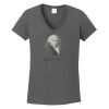 Ladies Heavy Cotton ™ 100% Cotton V Neck T Shirt Thumbnail
