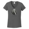 Ladies Heavy Cotton ™ 100% Cotton V Neck T Shirt Thumbnail