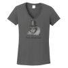 Ladies Heavy Cotton ™ 100% Cotton V Neck T Shirt Thumbnail