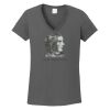 Ladies Heavy Cotton ™ 100% Cotton V Neck T Shirt Thumbnail