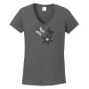Ladies Heavy Cotton ™ 100% Cotton V Neck T Shirt Thumbnail