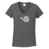Ladies Heavy Cotton ™ 100% Cotton V Neck T Shirt Thumbnail
