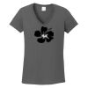 Ladies Heavy Cotton ™ 100% Cotton V Neck T Shirt Thumbnail