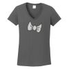 Ladies Heavy Cotton ™ 100% Cotton V Neck T Shirt Thumbnail