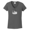Ladies Heavy Cotton ™ 100% Cotton V Neck T Shirt Thumbnail