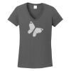 Ladies Heavy Cotton ™ 100% Cotton V Neck T Shirt Thumbnail