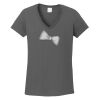 Ladies Heavy Cotton ™ 100% Cotton V Neck T Shirt Thumbnail