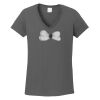 Ladies Heavy Cotton ™ 100% Cotton V Neck T Shirt Thumbnail