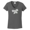 Ladies Heavy Cotton ™ 100% Cotton V Neck T Shirt Thumbnail
