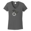 Ladies Heavy Cotton ™ 100% Cotton V Neck T Shirt Thumbnail