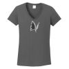 Ladies Heavy Cotton ™ 100% Cotton V Neck T Shirt Thumbnail