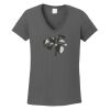 Ladies Heavy Cotton ™ 100% Cotton V Neck T Shirt Thumbnail