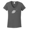 Ladies Heavy Cotton ™ 100% Cotton V Neck T Shirt Thumbnail