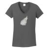 Ladies Heavy Cotton ™ 100% Cotton V Neck T Shirt Thumbnail