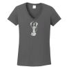 Ladies Heavy Cotton ™ 100% Cotton V Neck T Shirt Thumbnail