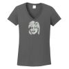 Ladies Heavy Cotton ™ 100% Cotton V Neck T Shirt Thumbnail