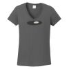Ladies Heavy Cotton ™ 100% Cotton V Neck T Shirt Thumbnail