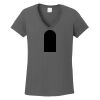 Ladies Heavy Cotton ™ 100% Cotton V Neck T Shirt Thumbnail