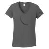 Ladies Heavy Cotton ™ 100% Cotton V Neck T Shirt Thumbnail
