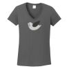 Ladies Heavy Cotton ™ 100% Cotton V Neck T Shirt Thumbnail