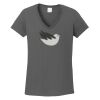 Ladies Heavy Cotton ™ 100% Cotton V Neck T Shirt Thumbnail
