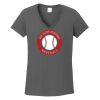 Ladies Heavy Cotton ™ 100% Cotton V Neck T Shirt Thumbnail