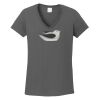 Ladies Heavy Cotton ™ 100% Cotton V Neck T Shirt Thumbnail