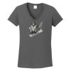 Ladies Heavy Cotton ™ 100% Cotton V Neck T Shirt Thumbnail