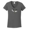 Ladies Heavy Cotton ™ 100% Cotton V Neck T Shirt Thumbnail