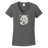 Ladies Heavy Cotton ™ 100% Cotton V Neck T Shirt Thumbnail