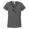 Ladies Heavy Cotton ™ 100% Cotton V Neck T Shirt Thumbnail