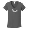 Ladies Heavy Cotton ™ 100% Cotton V Neck T Shirt Thumbnail