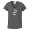 Ladies Heavy Cotton ™ 100% Cotton V Neck T Shirt Thumbnail