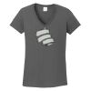 Ladies Heavy Cotton ™ 100% Cotton V Neck T Shirt Thumbnail