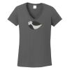 Ladies Heavy Cotton ™ 100% Cotton V Neck T Shirt Thumbnail