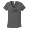 Ladies Heavy Cotton ™ 100% Cotton V Neck T Shirt Thumbnail