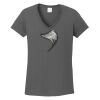 Ladies Heavy Cotton ™ 100% Cotton V Neck T Shirt Thumbnail