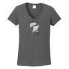 Ladies Heavy Cotton ™ 100% Cotton V Neck T Shirt Thumbnail