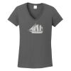 Ladies Heavy Cotton ™ 100% Cotton V Neck T Shirt Thumbnail