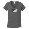 Ladies Heavy Cotton ™ 100% Cotton V Neck T Shirt Thumbnail