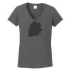 Ladies Heavy Cotton ™ 100% Cotton V Neck T Shirt Thumbnail