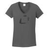 Ladies Heavy Cotton ™ 100% Cotton V Neck T Shirt Thumbnail