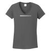 Ladies Heavy Cotton ™ 100% Cotton V Neck T Shirt Thumbnail