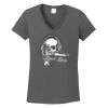 Ladies Heavy Cotton ™ 100% Cotton V Neck T Shirt Thumbnail