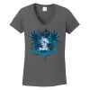 Ladies Heavy Cotton ™ 100% Cotton V Neck T Shirt Thumbnail