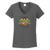 Ladies Heavy Cotton ™ 100% Cotton V Neck T Shirt Thumbnail