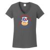 Ladies Heavy Cotton ™ 100% Cotton V Neck T Shirt Thumbnail
